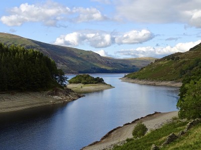 英国湖区的Haweswater水库