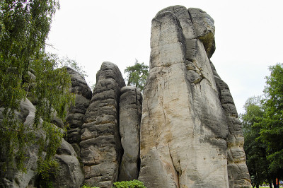Adrspach Teplice Rocks -捷克共和国