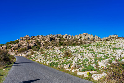 El Torcal de Antequera, Andalusia, Spain，在Antequer