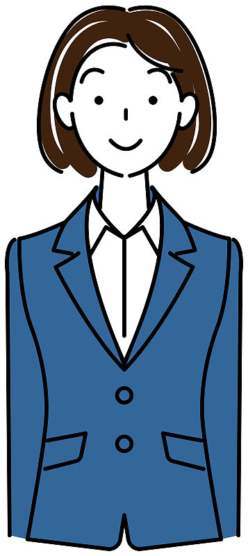 可爱的女人在西装拿证书照片插图矢量