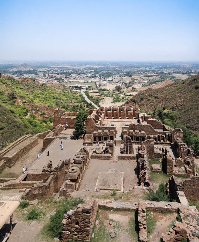 Takht-i-Bhai帕提亚考古遗址和巴基斯坦佛教寺院
