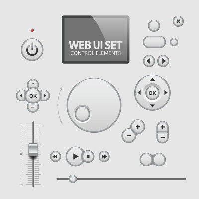 Web UI元素设计灰色