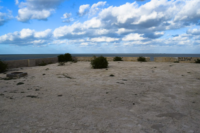位于突尼斯地中海沿岸的中世纪堡垒Bordj El Kebir (Fort Ghazi Mustaph