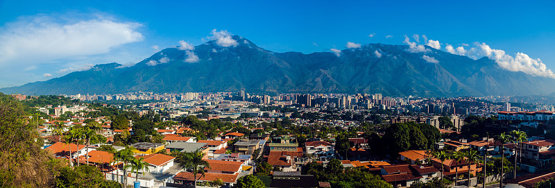 加拉加斯的全景