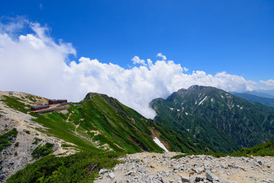 日本北阿尔卑斯山的高柳山