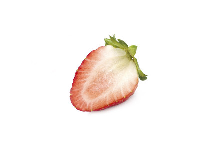 草莓孤立在白色背景上