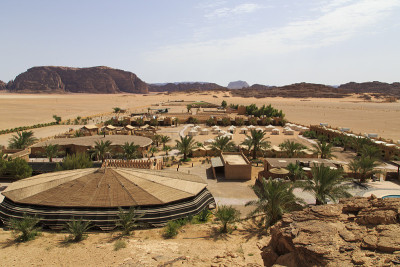在Wadi Rum扎营