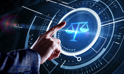 商业、技术、互联网和网络概念。就业法律。