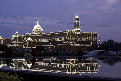 Rashtrapati Bhavan，印度总统府邸，新德里，印度