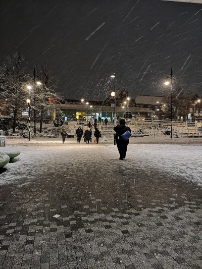 雪落
