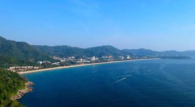 泰国普吉岛全景鸟瞰图