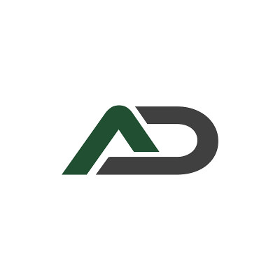 初始AD标志粗体矢量模板