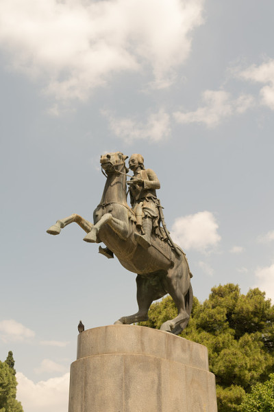 雅典Sidagma的Georgios Karaiskakis雕像