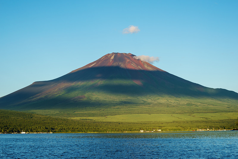 清晨的富士山