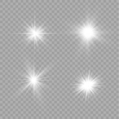 White glowing light