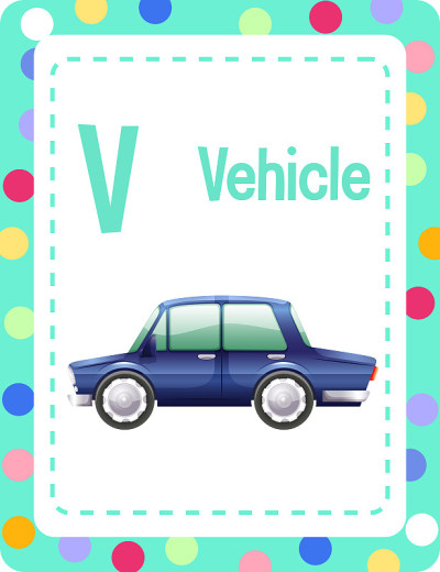 字母V表示车辆