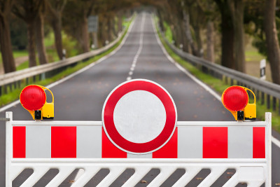 封闭道路