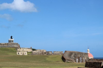F Castillo San Felipe del Morro San Juan 的景色