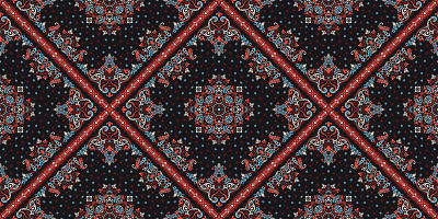 Seamless pattern based on ornament paisley Bandana