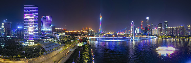 中国广东省广州市夜景