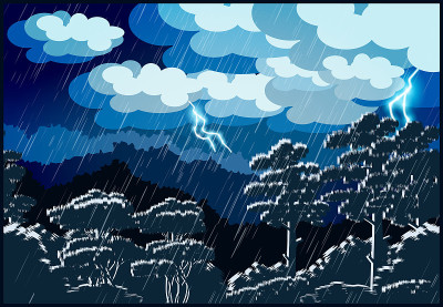 雷暴森林
