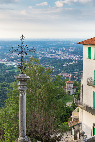 风景优美的Sacro Monte di Varese和波谷，意大利