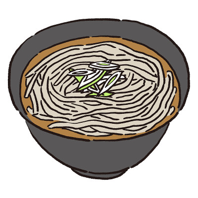 热荞麦面加大葱