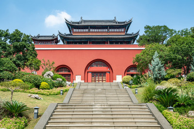 中国南京的古城塔