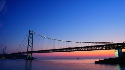 日本兵库县明石海峡大桥