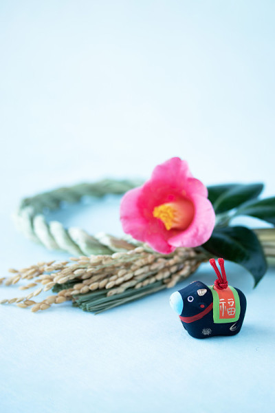 日本的新年形象——江藤和山茶花
