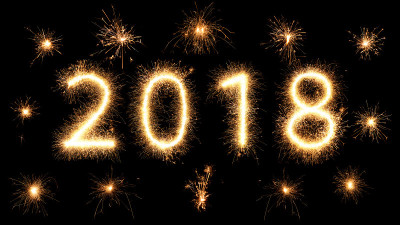 2018年烟花灿烂新春