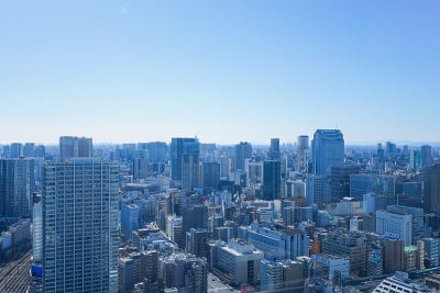 日本东京的全景