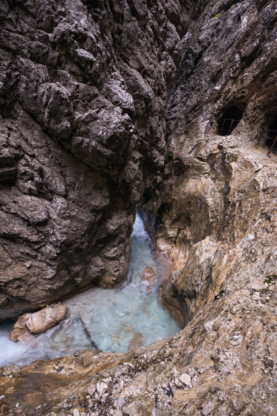 阿尔卑斯山的帕特纳克峡谷