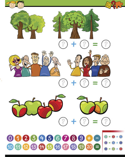 儿童数学代数任务