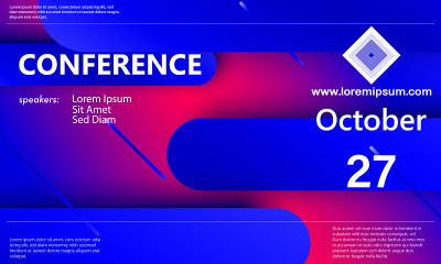 Conference announcement. Business background