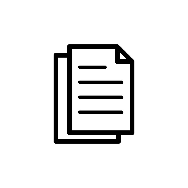 paper icon vector trendy design