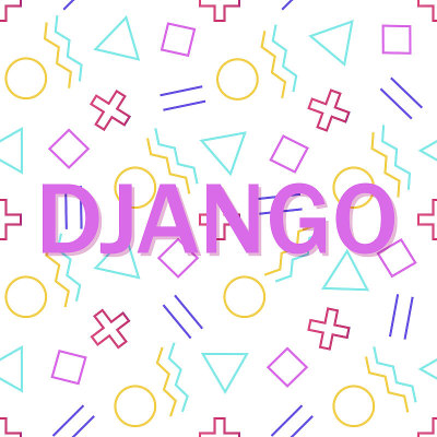 概念商业插图与字django。学习django编程语言，计算机课程，培训。矢量图