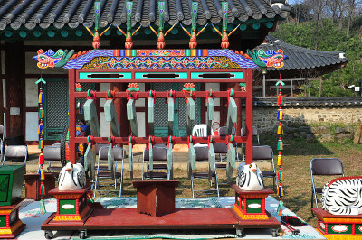 传统的韩国乐器，平平