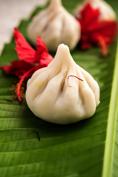 Ukdiche Modak -印度马哈拉施特拉邦Ganapati, Ganesh Puja期间制作的