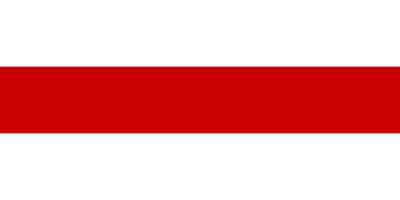 The flag of protests in Belarus. Protests in Belar