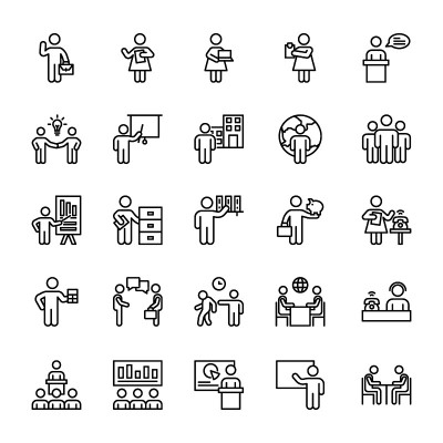 Business People Icons Pack