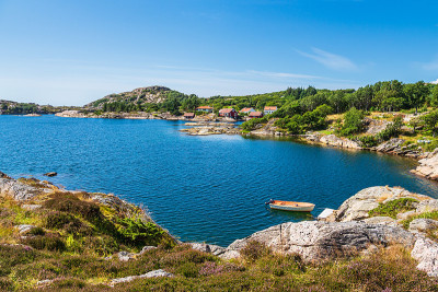 挪威Skjernøya群岛的景观