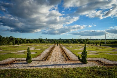巴西巴拉那州托莱多市人民公园的花园(“Parque do Povo”)