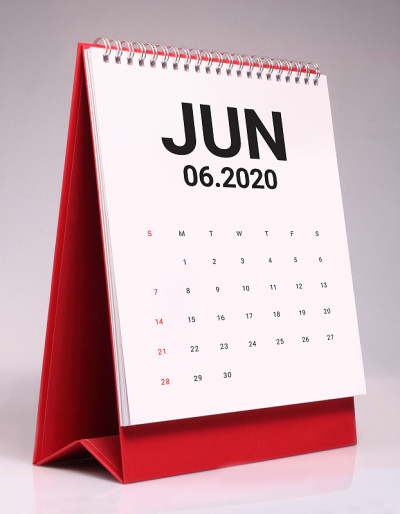 简单的台历2020 - 6月