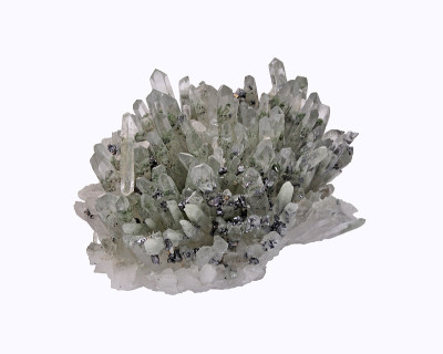 淡绿色的石英晶体