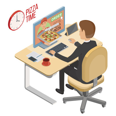 披萨外卖服务。使用web服务网购披萨。