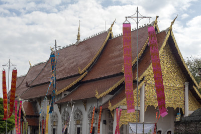泰国清迈，佛寺佛堂