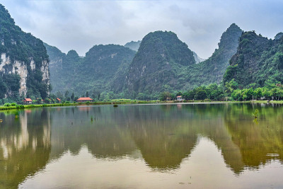 越南宁平的山景