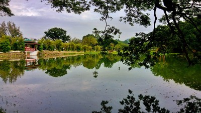 马来西亚，沐浴湖花园