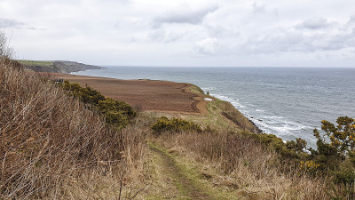 伯威克郡海岸路径，从伯威克在特威德到伯恩茅斯-苏格兰/英格兰-英国